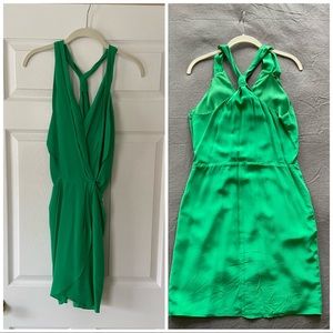 Greylin Green Silk Dress - M